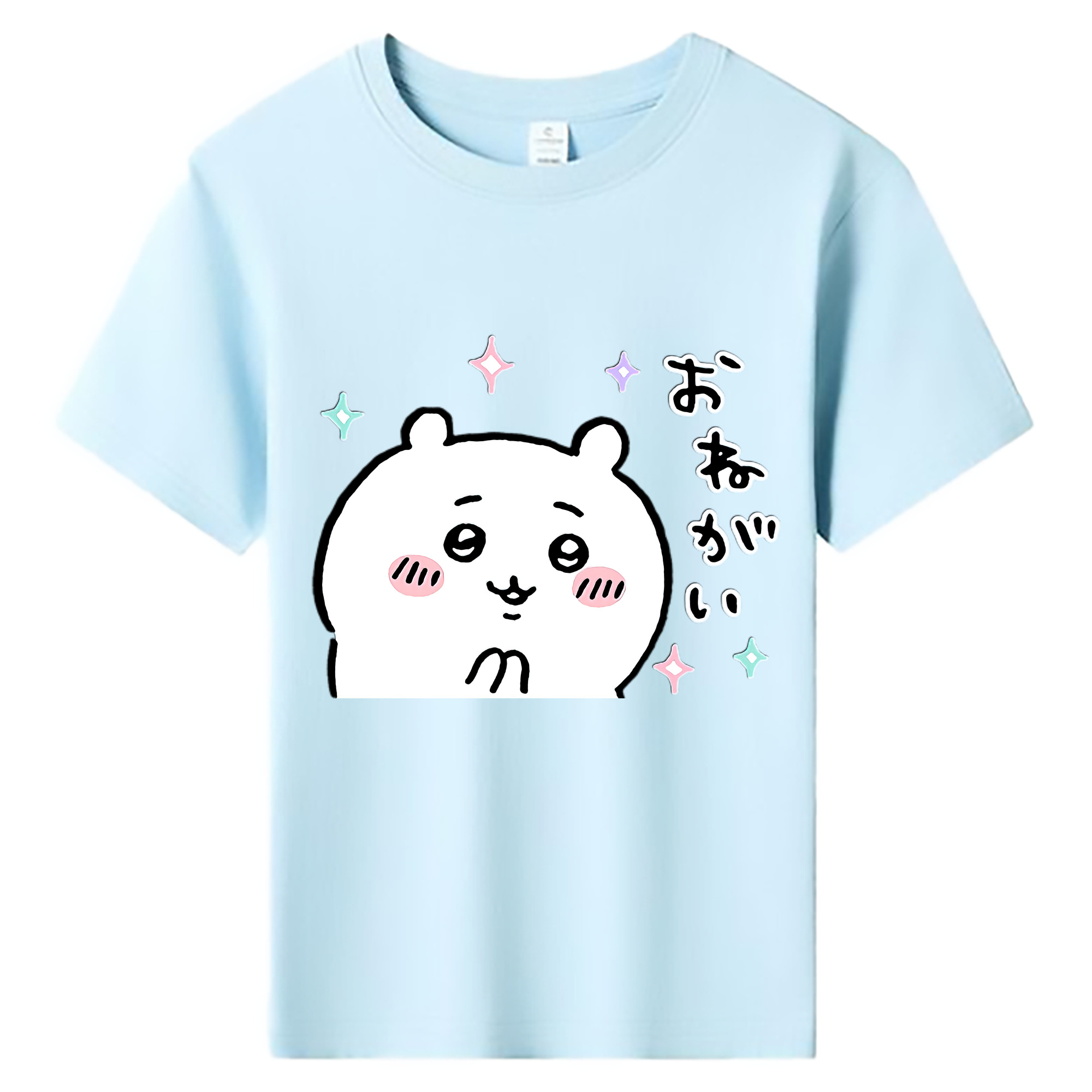 （画像用） ちいかわ ちいかわ Chii-kawa chiikawa 綿100％キッズTシャツ（フロントプリント）